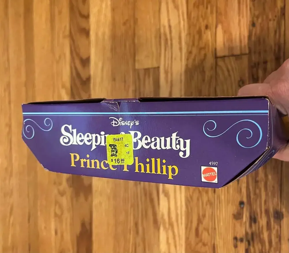 1991 Mattel Disney Classics Sleeping Beauty Prince Phillip 12 inch Doll #4597